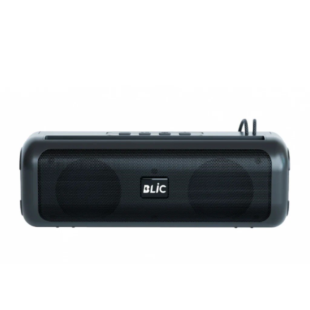 Blic BLS-72 12W Bluetooth 5.4 Taşınabilir Hoparlör TWS Stereo USB TF Kart Type-C Siyah