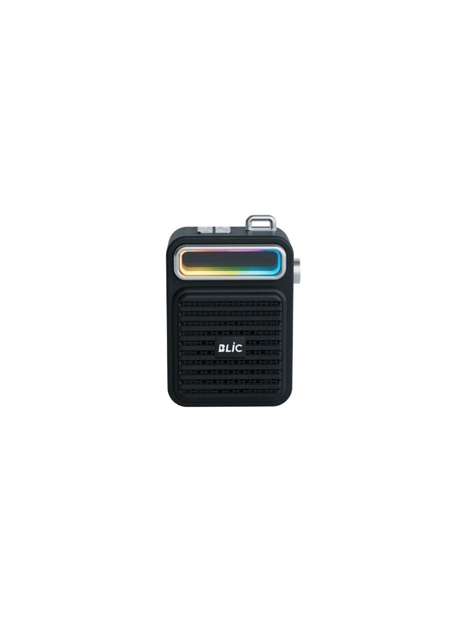 Blic BLS-75 7W Bluetooth Hoparlör RGB Işıklı TWS Stereo USB TF Kart Destekli Kablosuz Speaker Siyah