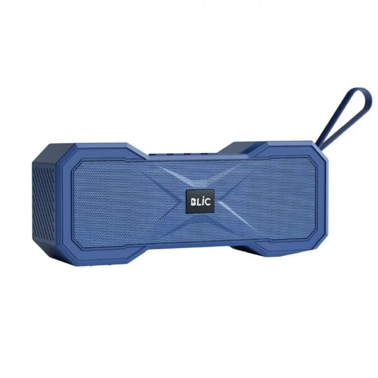 Blic BLS-94 6W Stereo Bluetooth 5.4 Hoparlör 1500mAh Yatay Tasarımlı Taşınabilir Kablosuz Speaker Mavi