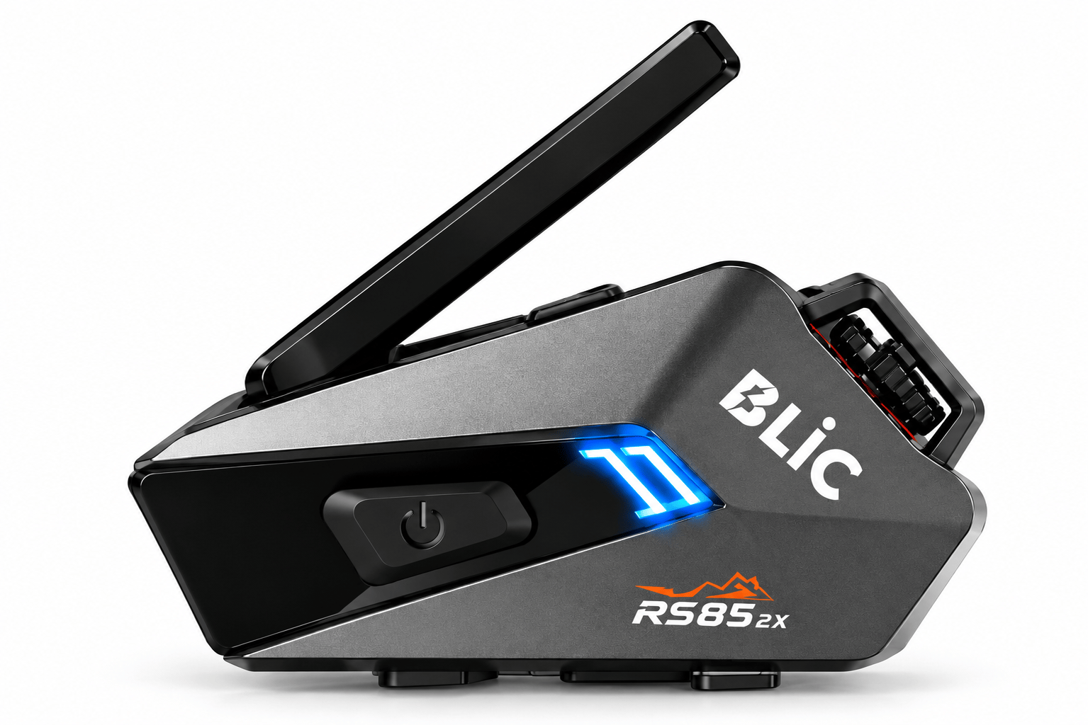Blic RS85 2X Tekli Motosiklet İnterkom – 2 Kişi Eşleşme Özellikli, Bluetooth 5.0, 800 mAh Batarya, Kask İçi Kulaklık
