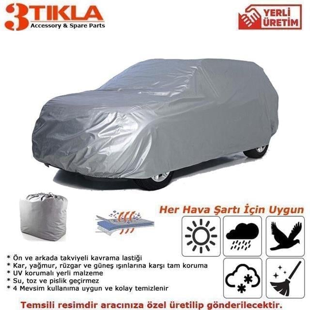 BYD Dolphin İçin 4 Mevsim Kullanımlı, Su Ve Toz Dan Koruyan Miflonlu Araba Örtüsü