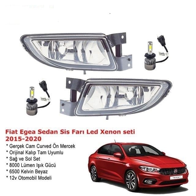 Fiat Egea Sedan 2015 Sis Farı Takımı Led Xenon Set