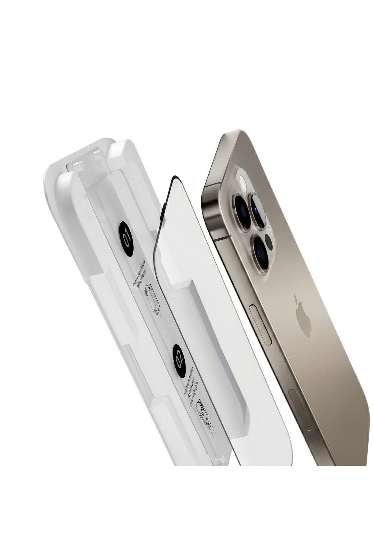 Fulltech MagicBox iphone 11 Uyumlu Hayalet Kırılmaz Cam Ekran Koruyucu – Privacy Gizlilik Filtreli, Kolay Uygulama Aparatlı