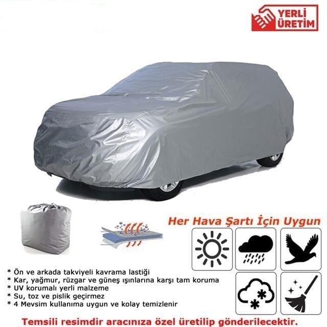 Mitsubishi L200 2010-2021 4 Mevsim Kullanımlı, Su Ve Toz Dan Koruyan Miflonlu Araç Örtüsü