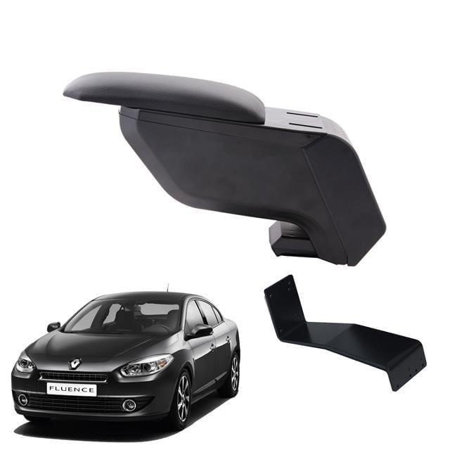 Renault Fluence 2010 Delmesiz Çelik Ayaklı Siyah Kolçak Kol Dayama