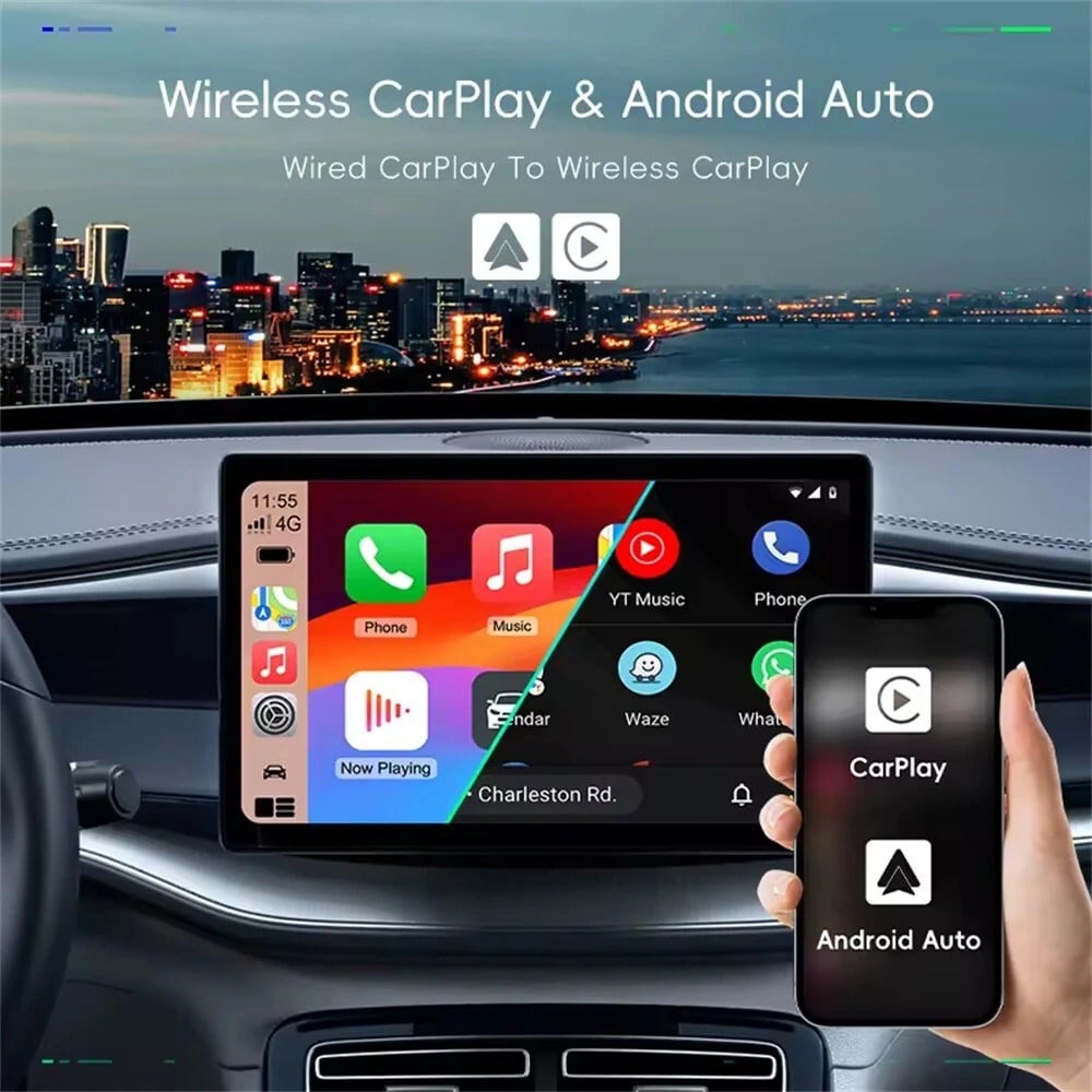 Yeni Nesil USB 4in1 Kablosuz CarPlay & Android Auto Smart Box