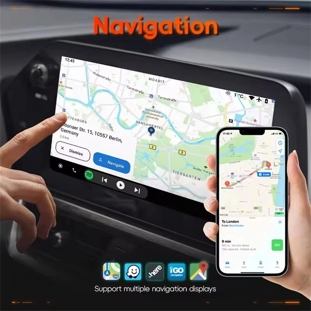 Yeni Nesil USB 4in1 Kablosuz CarPlay & Android Auto Smart Box