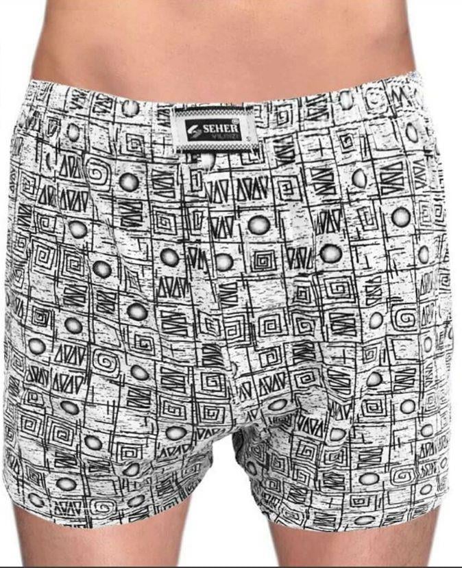  SEHER ERKEK DESENLİ BOXER 3'LÜ PAKET