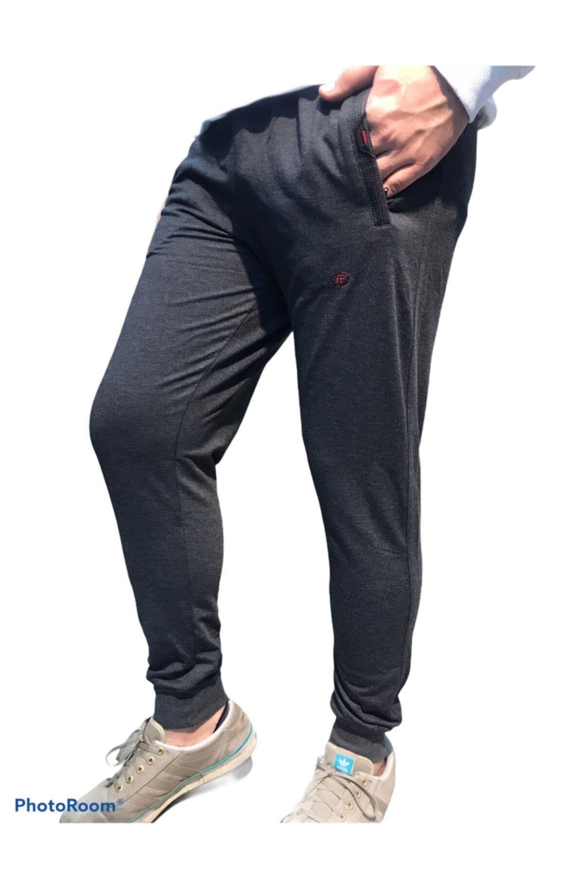 ALT EŞOFMAN MAŞETLİ PAÇA KOYU GRİ