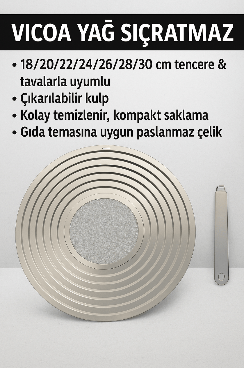 VICOA YAĞ SIÇRATMAZ