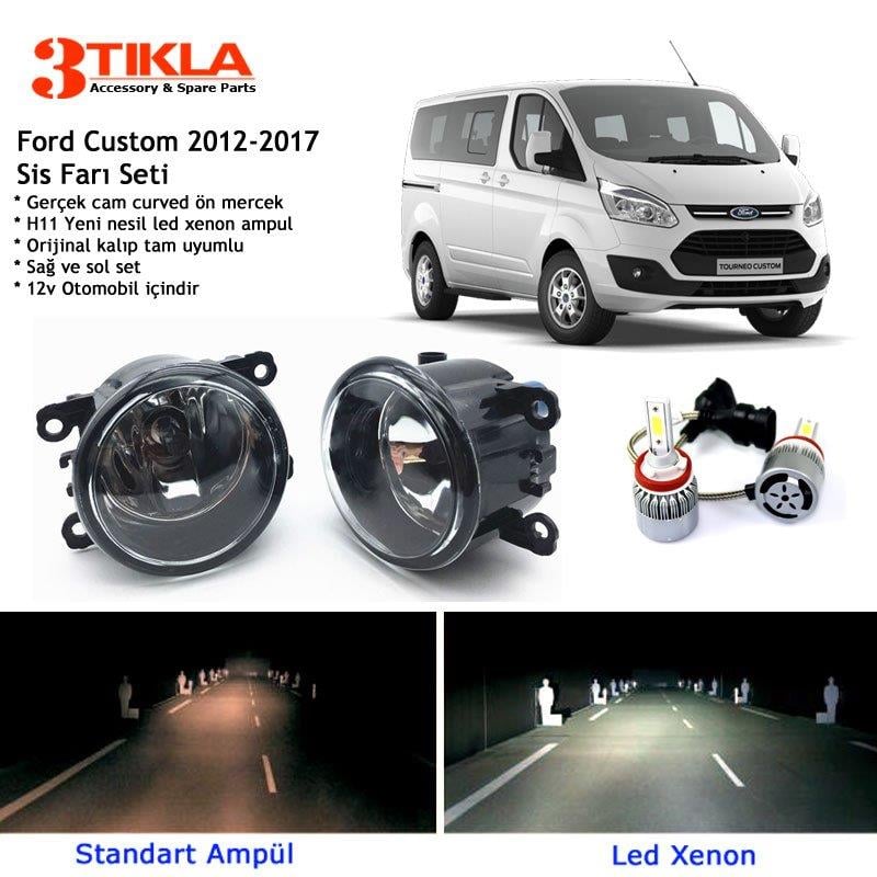 Custom 2012-2017 Beyaz Led Xenon Sis Farı Seti