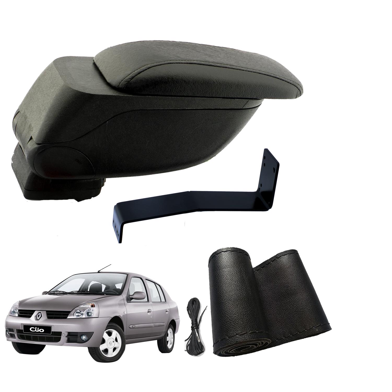 Eko Set Renault Symbol 2006 Geniş Hacimli  Delmesiz Çelik Ayaklı  Kolçak ve Direksiyon Kılıfı