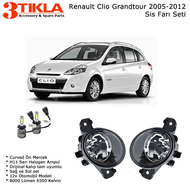 Renault Clio III Grandtour SW 2011 Sis Farı Takımı Led Xenon Set