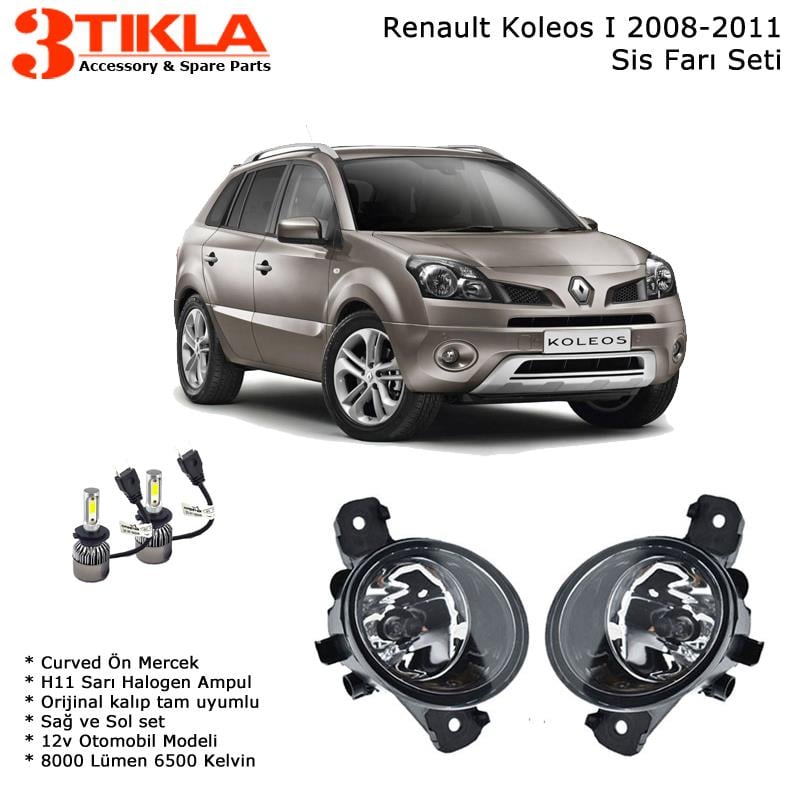 Renault Koleos I 2011 Sis Farı Takımı Led Xenon Set
