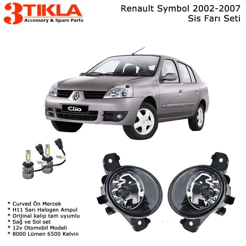 Renault Symbol 2002 Sis Farı Takımı Led Xenon Set