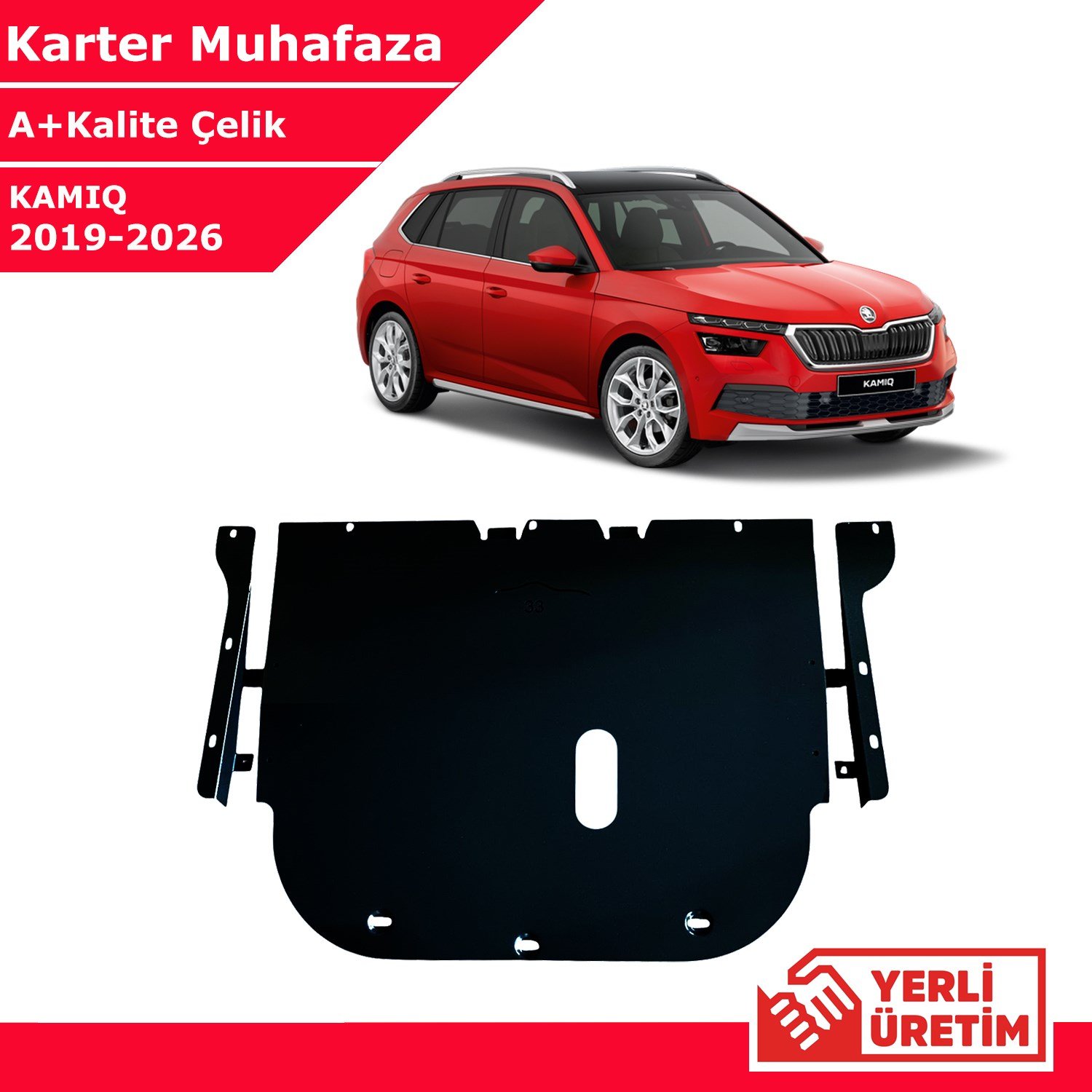 Seat Kamiq 2019-2026 Çelik Karter Muhafaza Çelik Koruma Sacı A+ Kalite Yerli Üretim