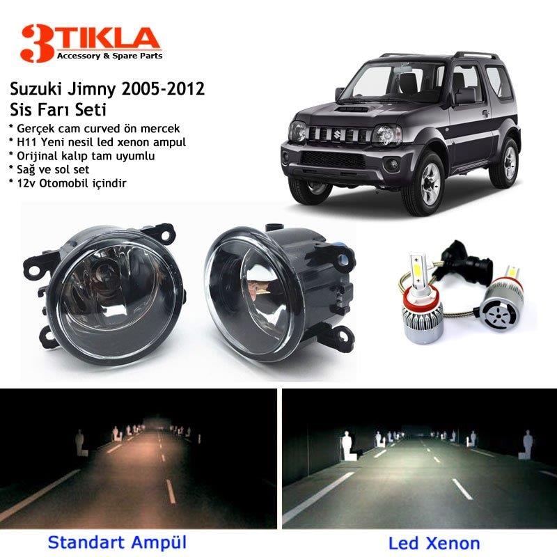 Suzuki Jimny 2005-2012 Beyaz Led Xenon Sis Farı Seti