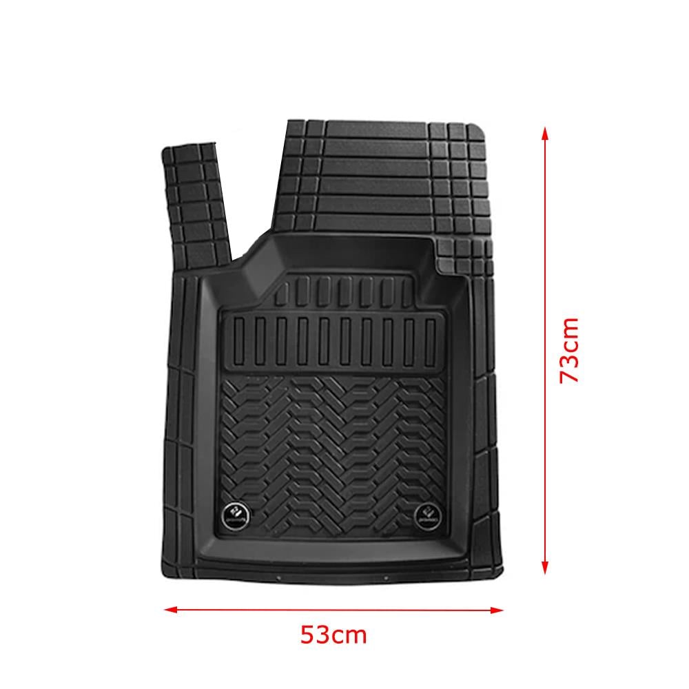 Universal Kesilebilir Promats Serisi 5 Parça 3D Havuzlu Paspas Seti