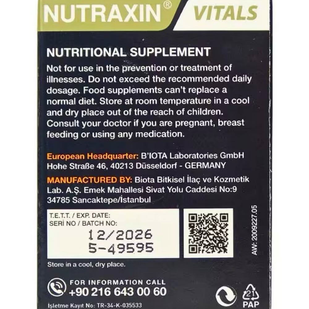  Nutraxin Folic Acid 400 mcg 100 Tablet 