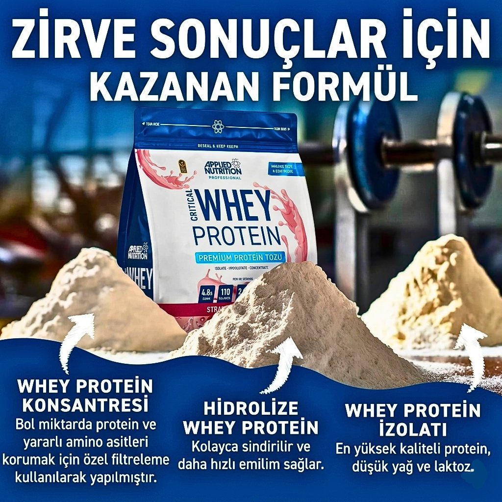 Applied Nutrition Critical Whey Protein Tozu 900gr