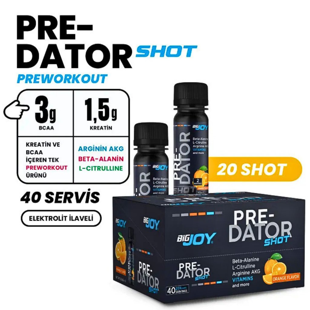 Big Joy Predator Shot 60 mL x 20 Ampul