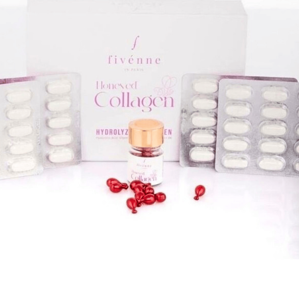 Fivenne Saf Hidrolize Kolajen collagen Hyalünorik Asit C Vitamini Çinko 60 Adet Tablet(TİP1-3)