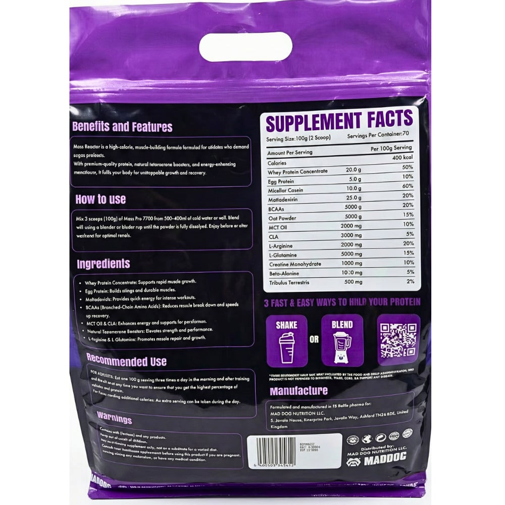Mad Dog Mass Gainer 7 KG