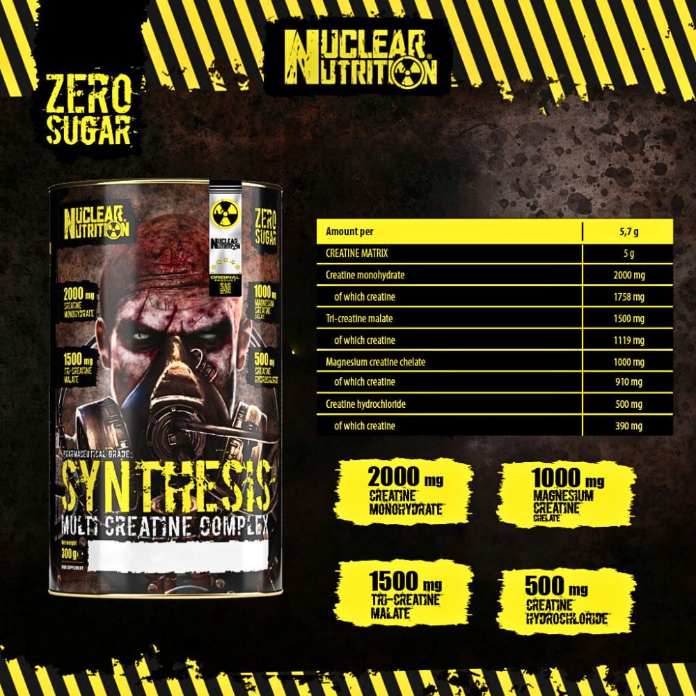 Nuclear Nutrition Synthesis Multi Creatine Complex 300 Gr