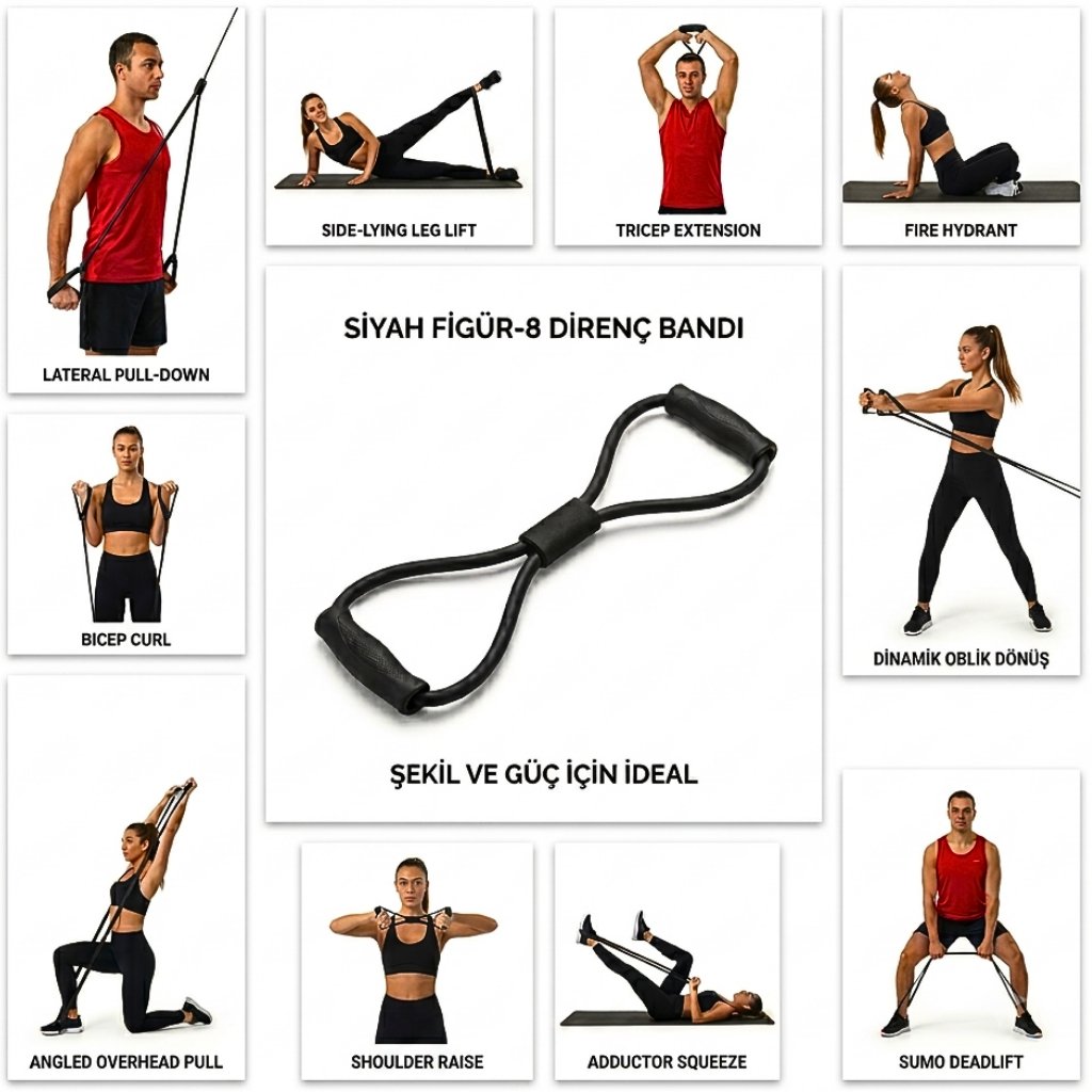 Pilates Egzersiz Direnç Lastiği