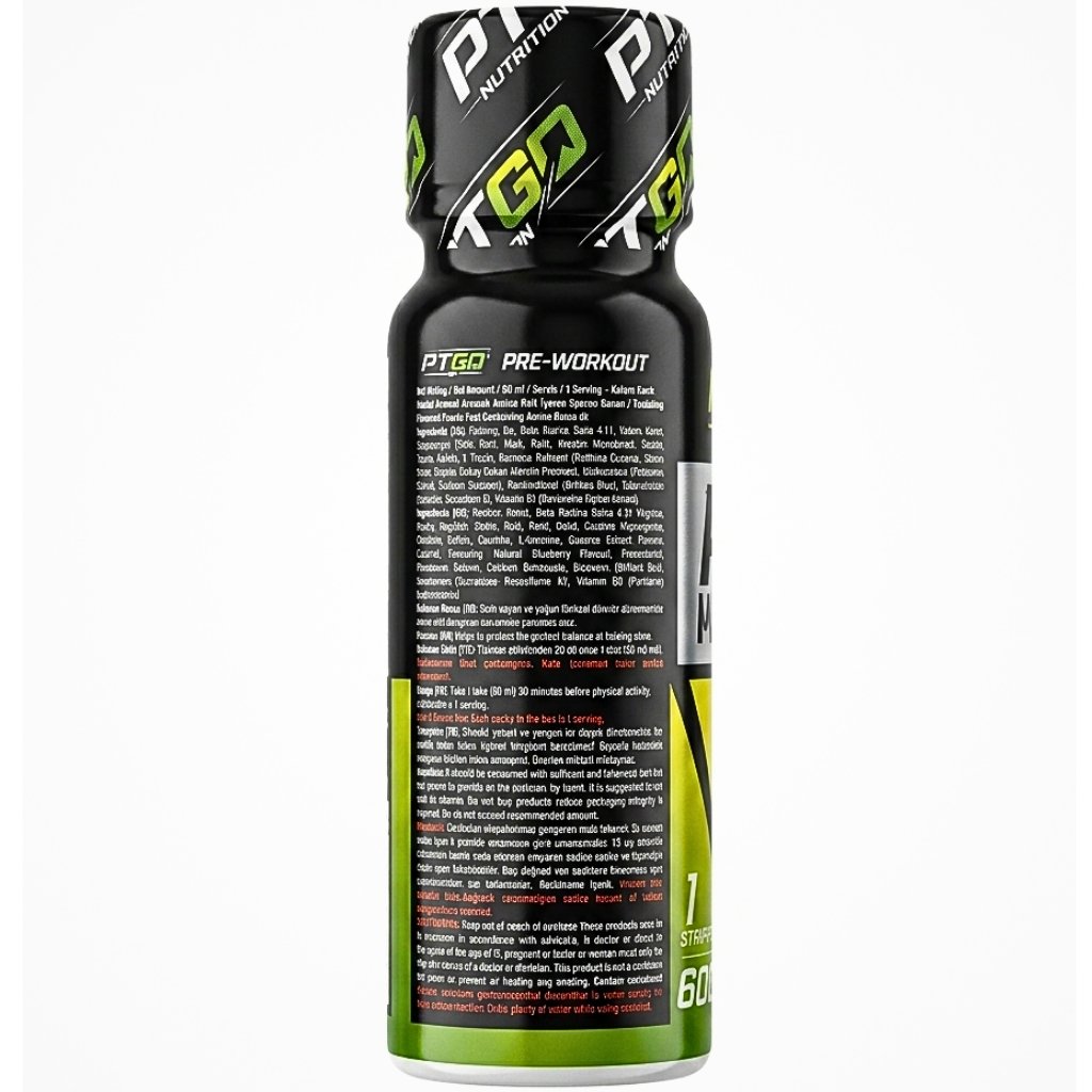 PT GO NUTRITION PRE-WORKOUT 1x60 ML SHOT