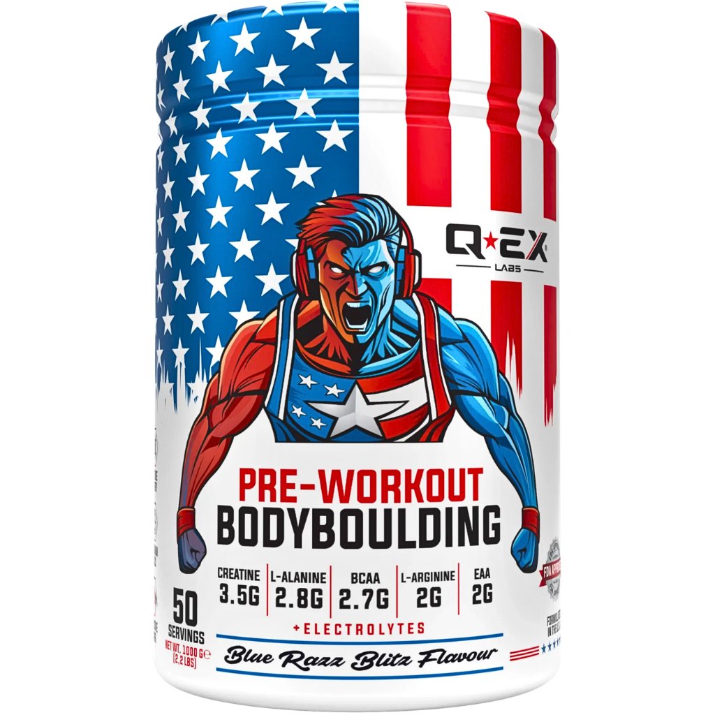 Qex Labs BodyBoulding Pre Work Out 1000 Gr 50 Servis