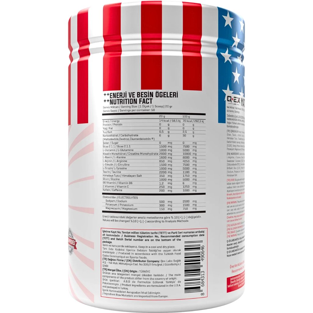 Qex Labs Match 1000 Gr 50 Servis