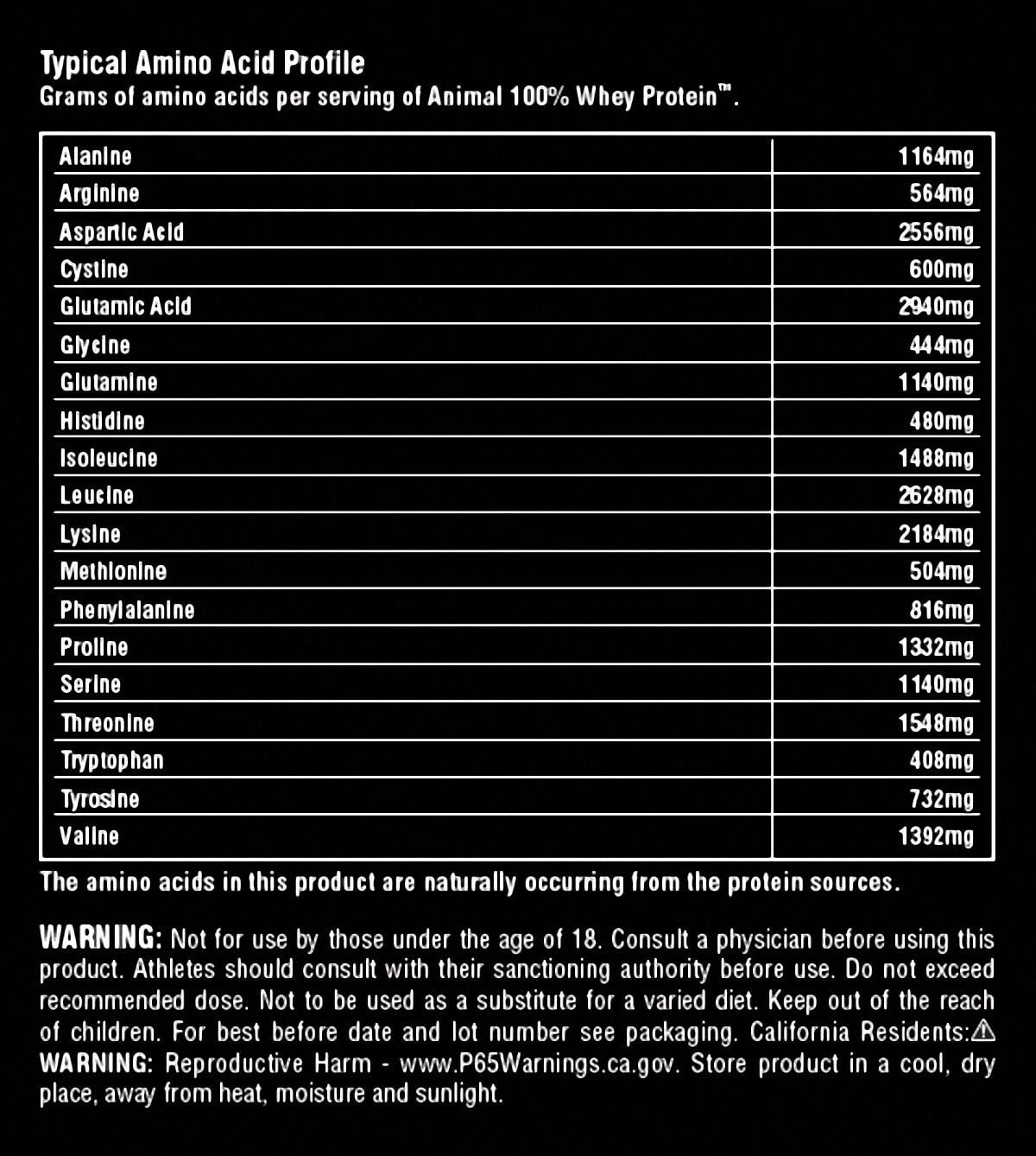 Universal Animal 100% Whey Protein 908 Gr