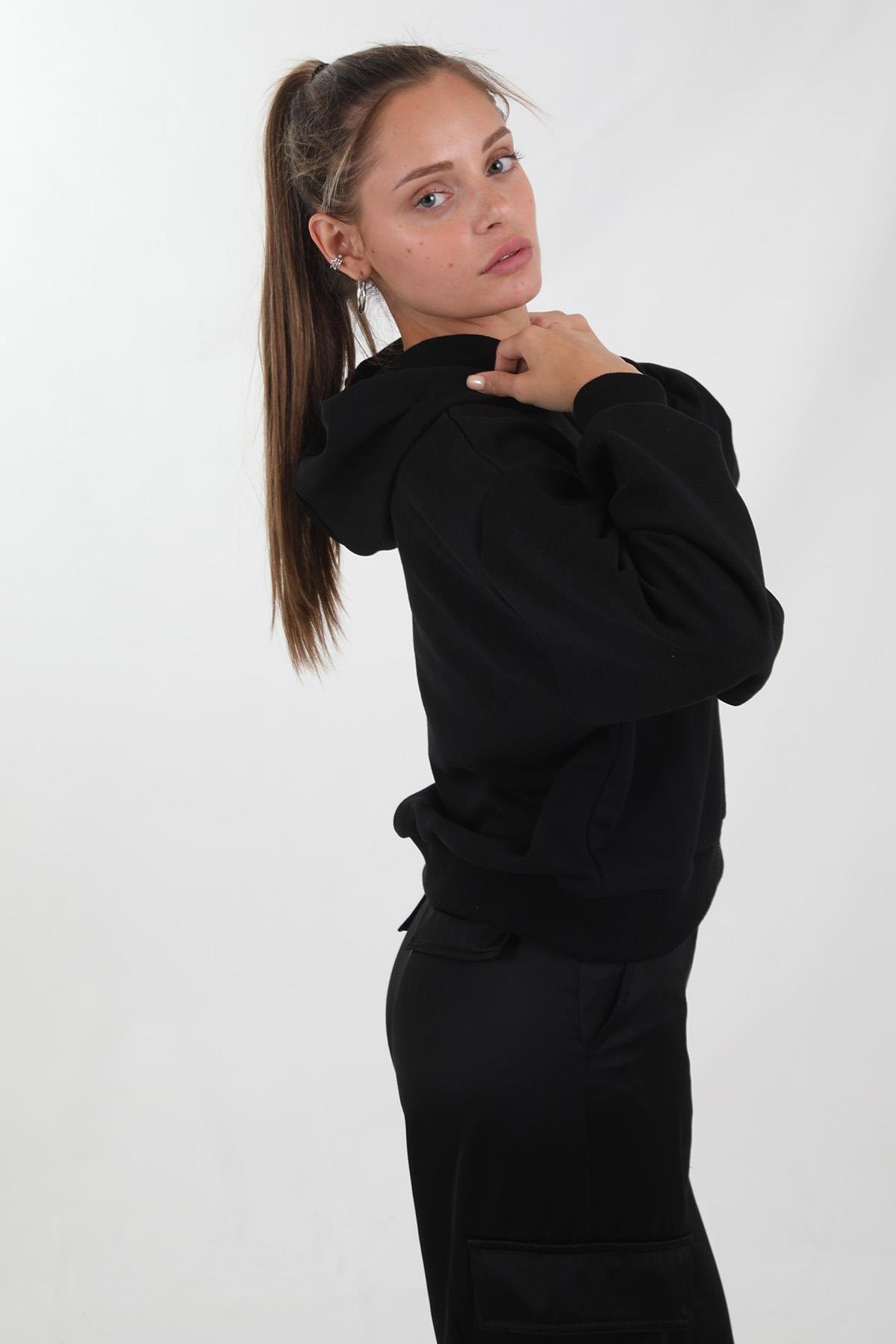 Bayan Kapşonlu Sweat