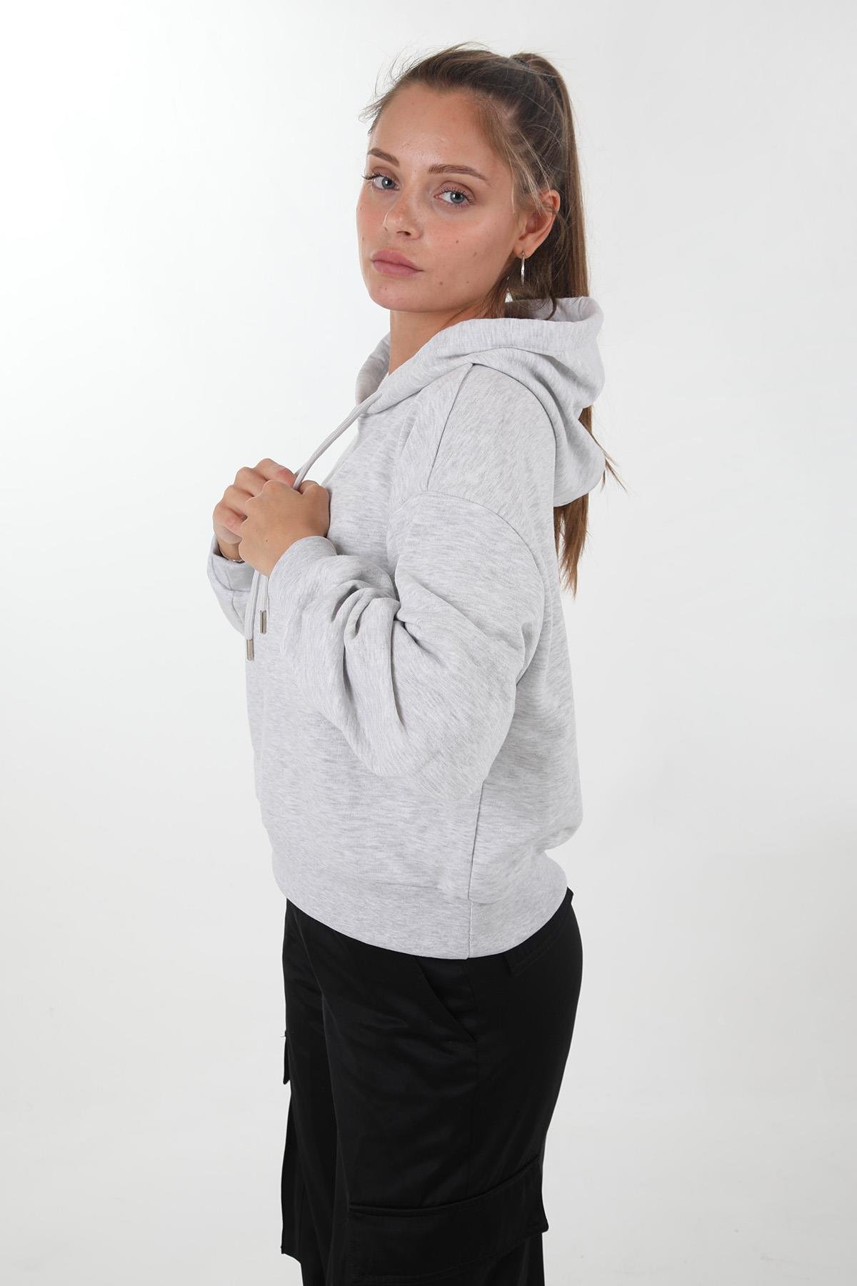 Bayan Kapşonlu Sweat
