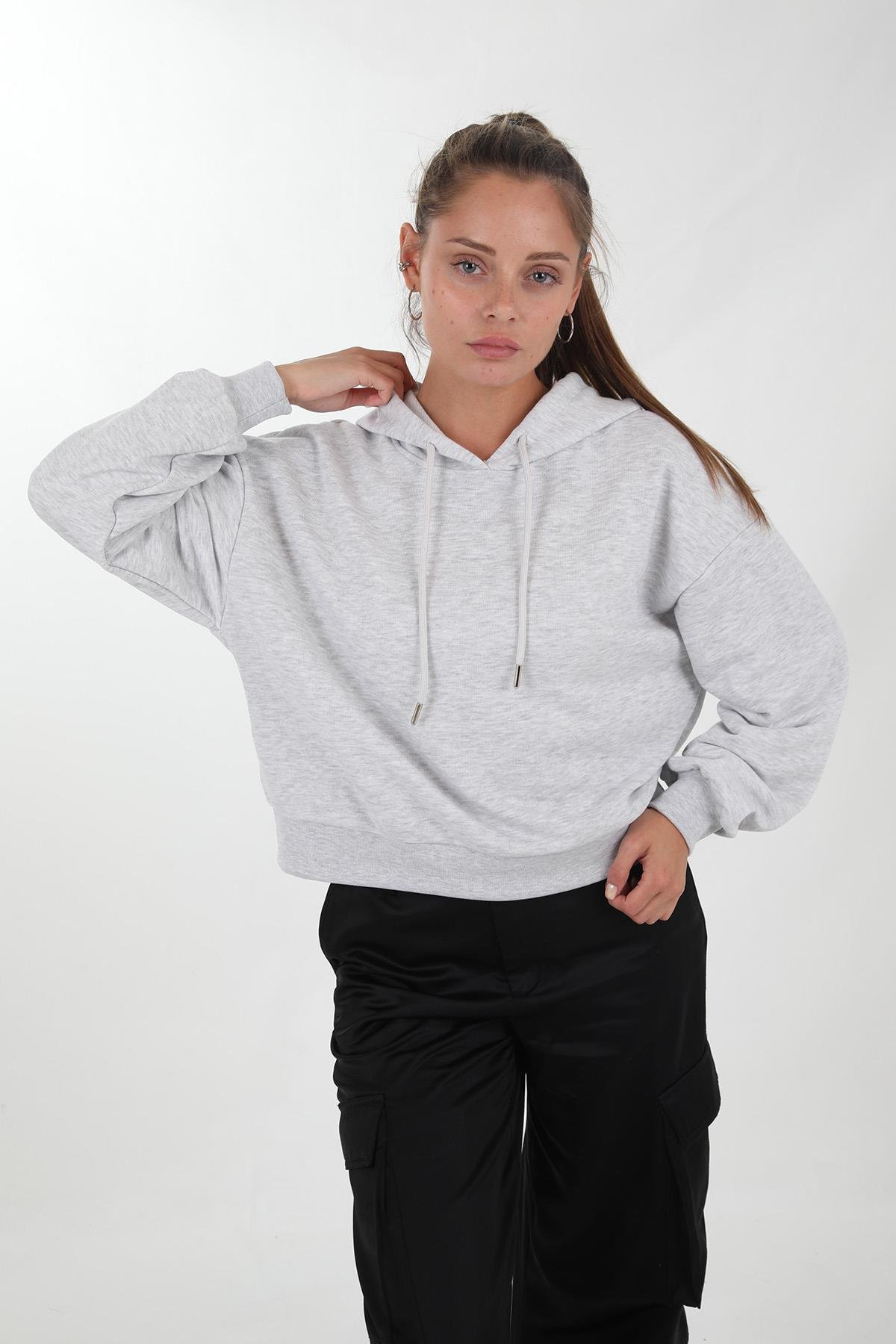 Bayan Kapşonlu Sweat