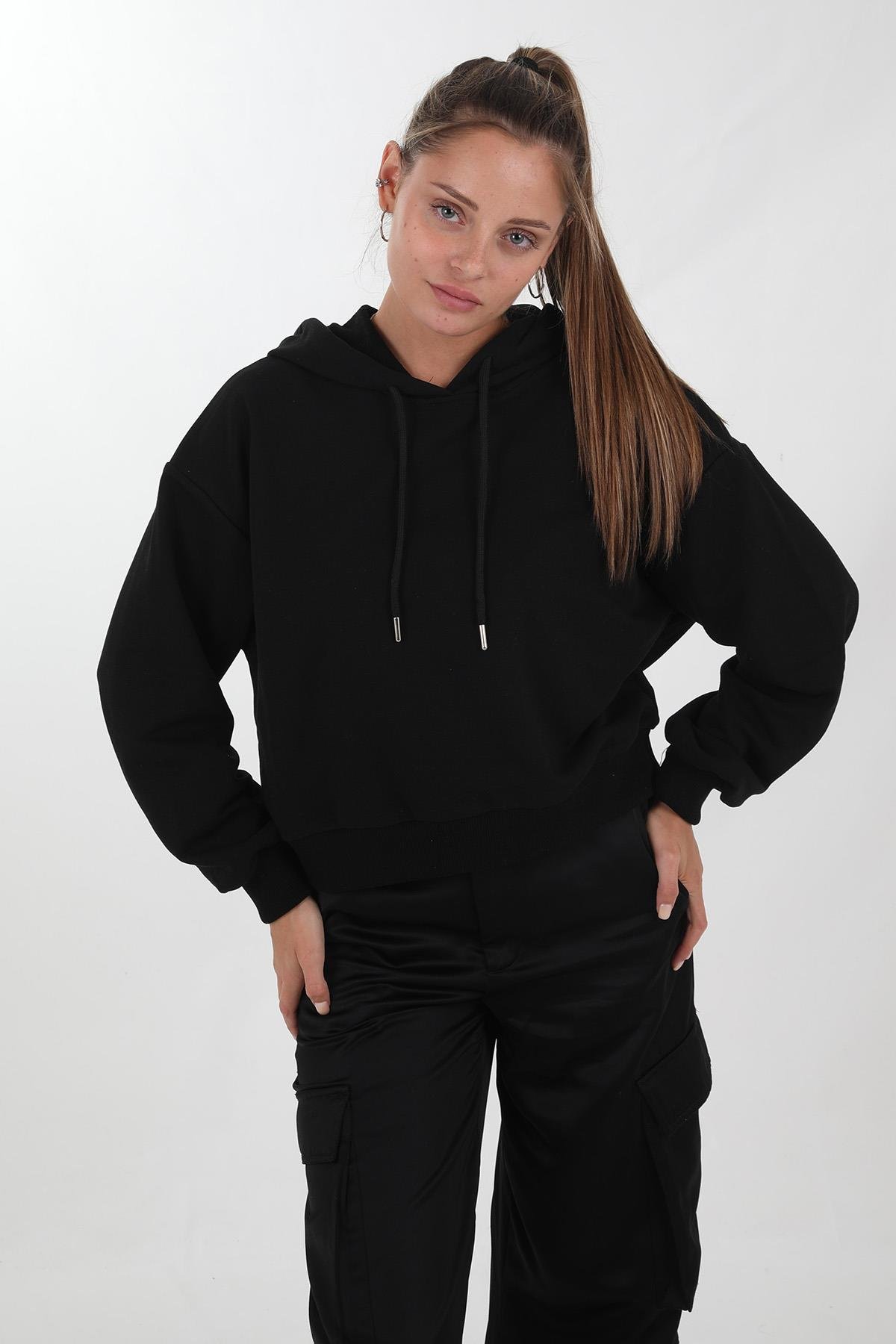 Bayan Kapşonlu Sweat