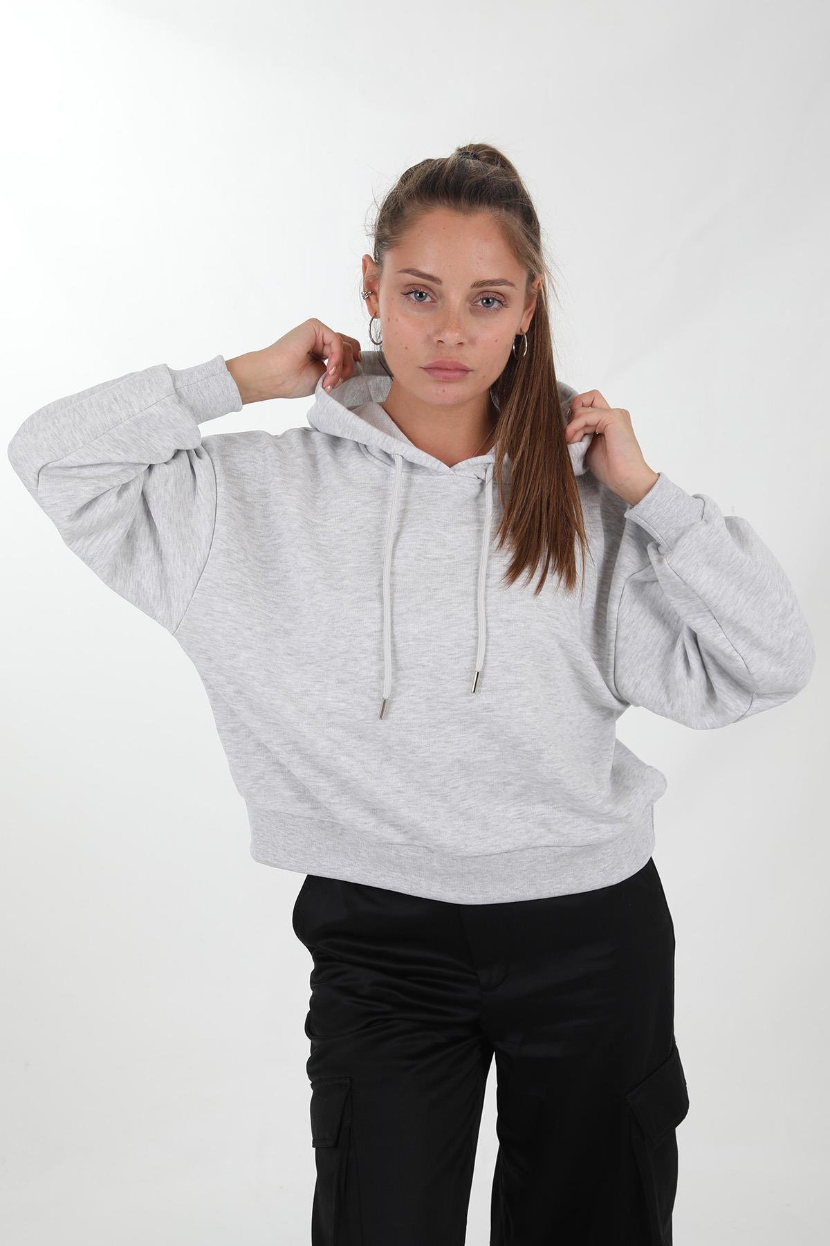 Bayan Kapşonlu Sweat