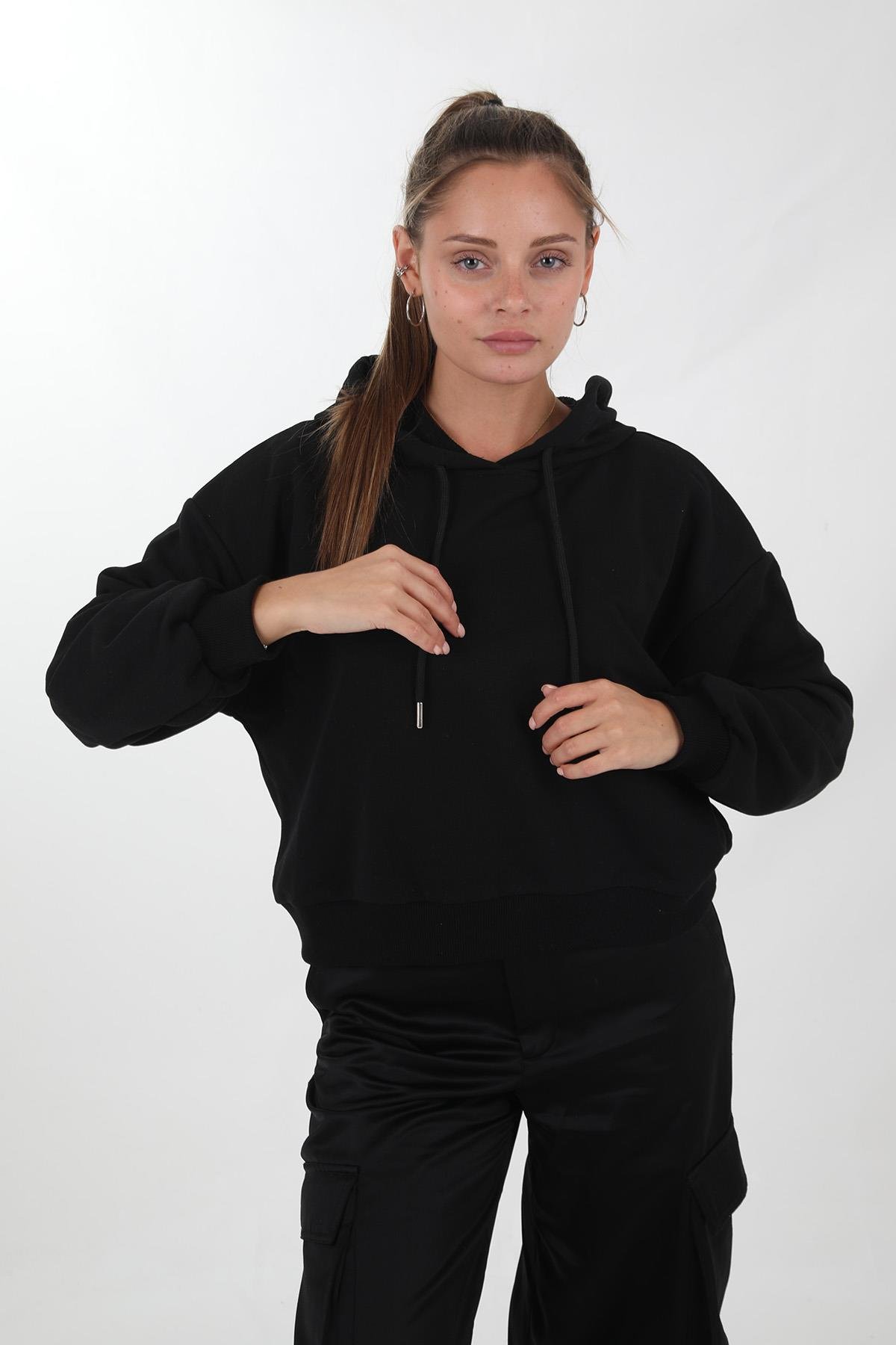 Bayan Kapşonlu Sweat