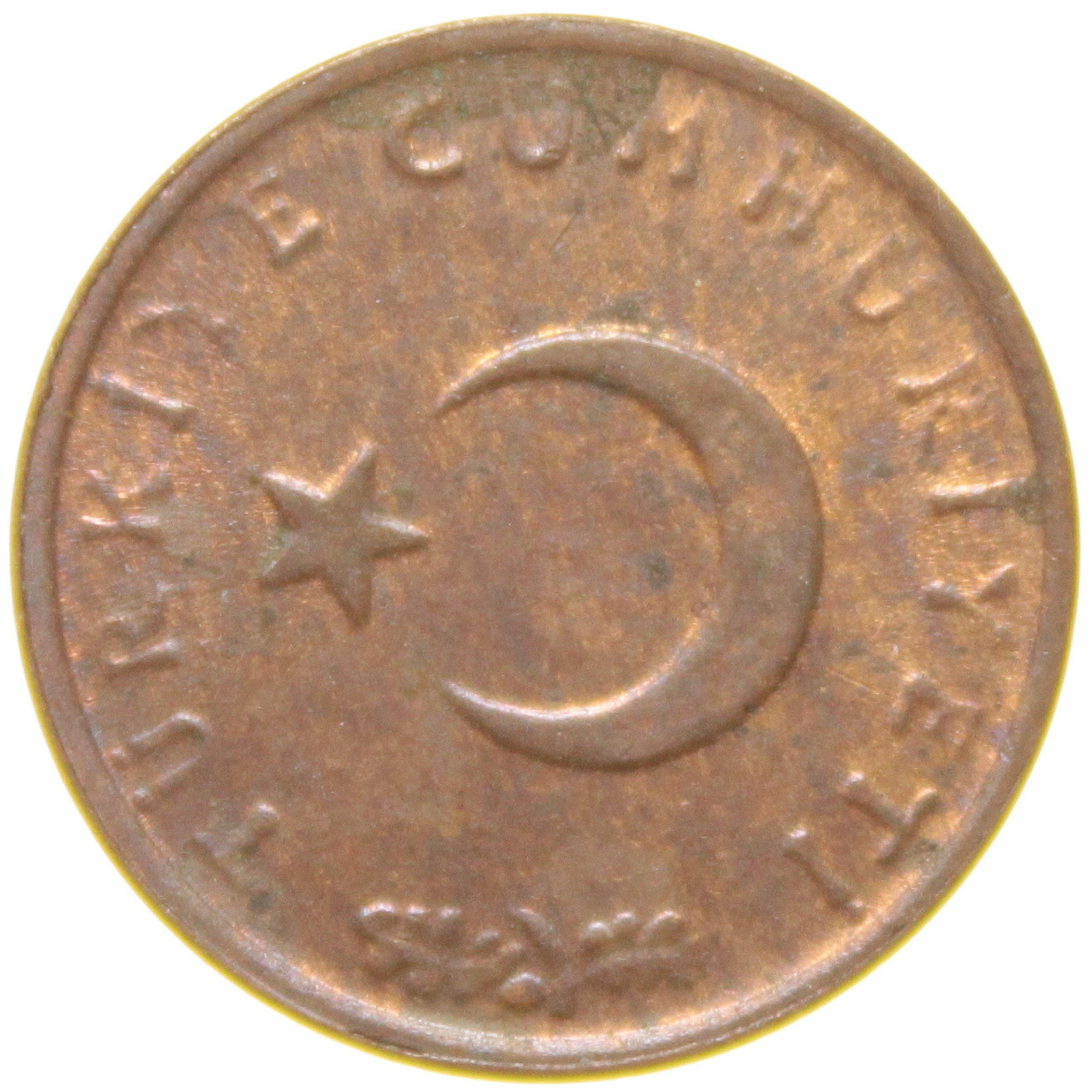 1 Kuruş - 1965  - ÇİL (TCM5)