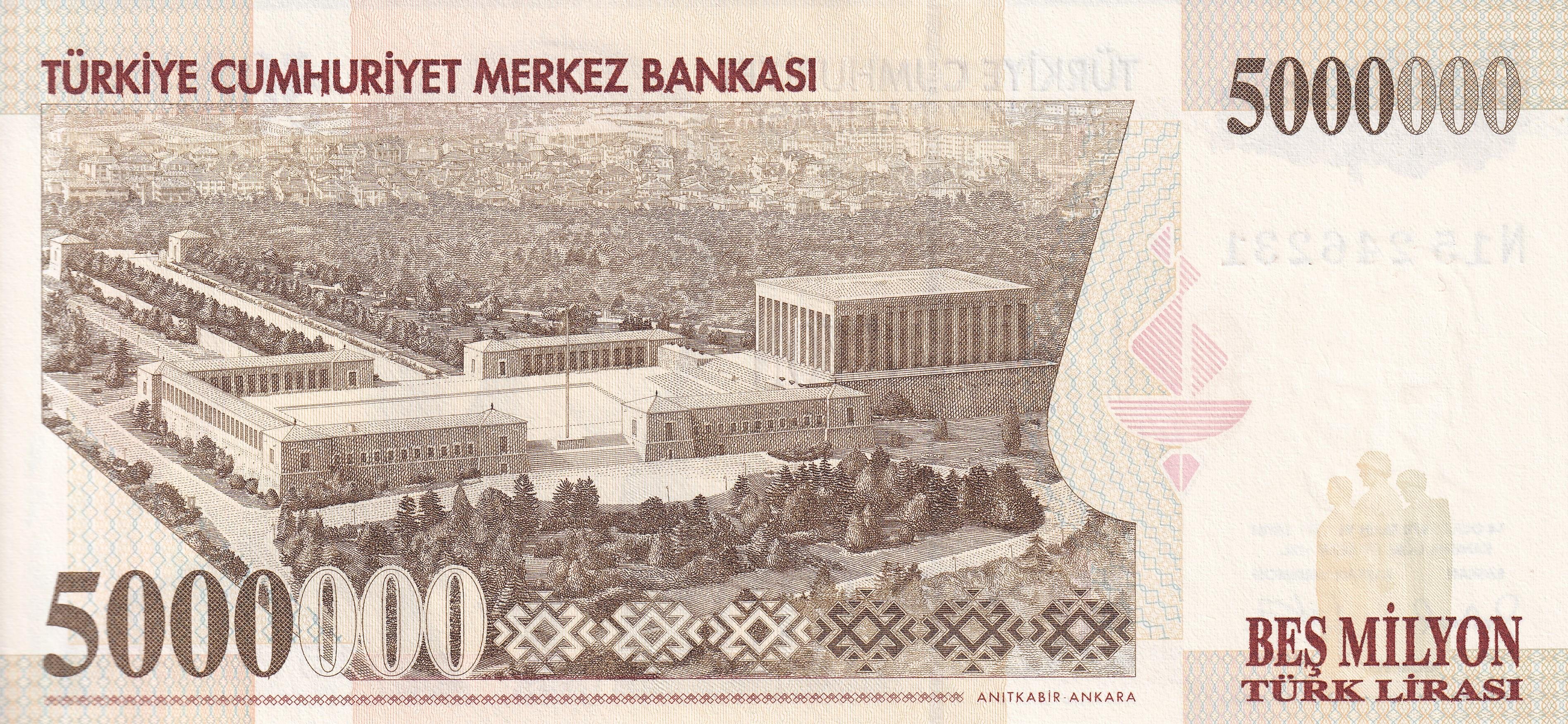 7. Emisyon 5.000.000 Lira - N15 - ÇİL 