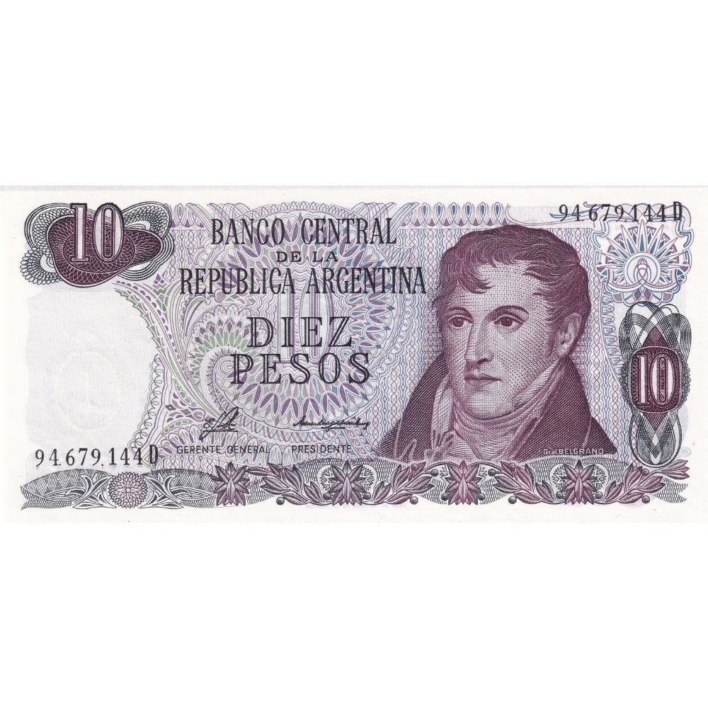 Arjantin 10 Pesos - 1976 - ÇİL