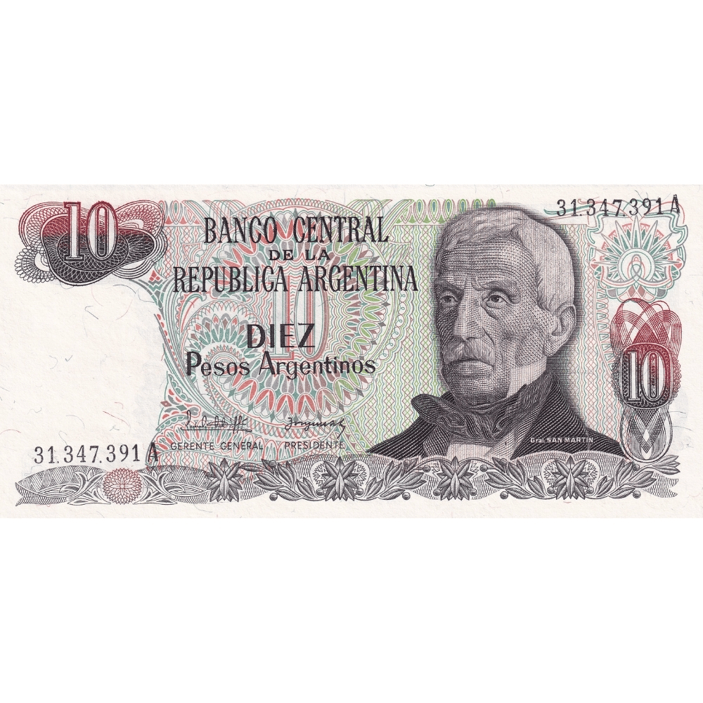 Arjantin 10 Pesos - 1983 - ÇİL