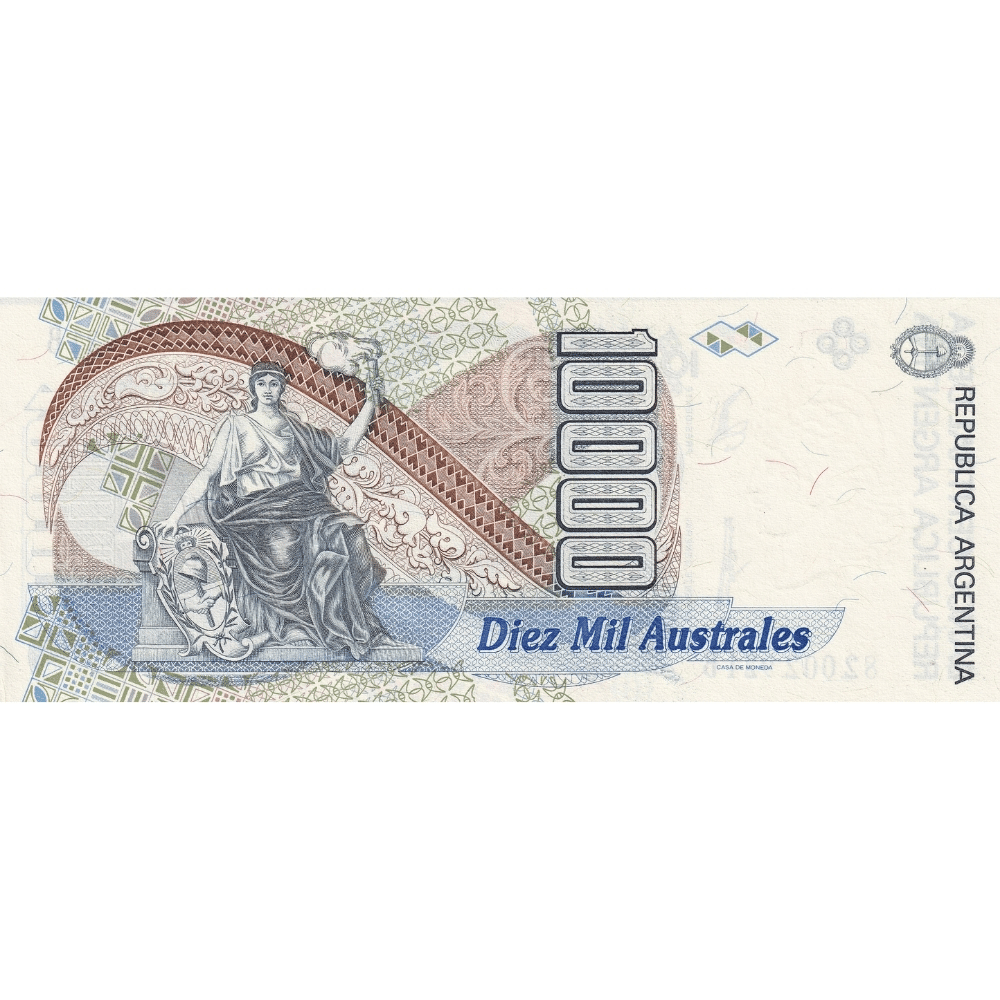 Arjantin 10000 Australes - 1989 - ÇİL