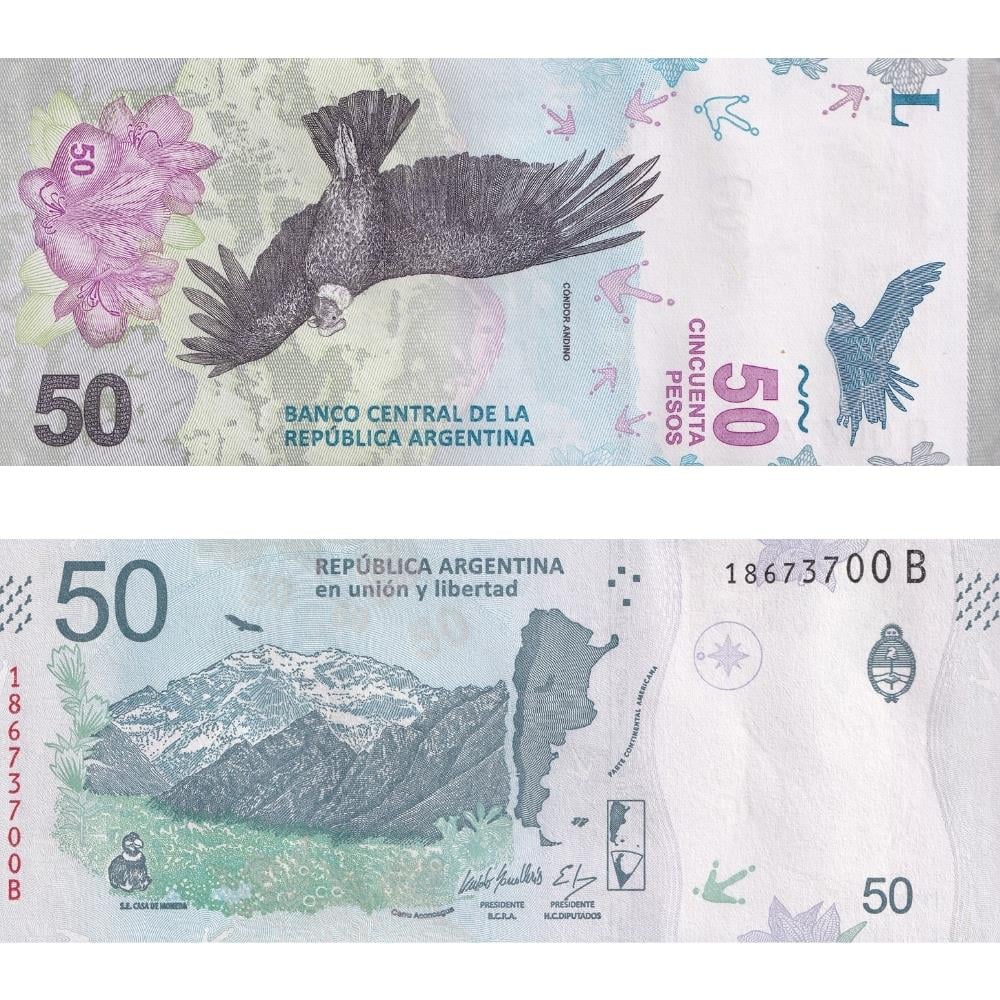 Arjantin 50 Peso - 2018 - ÇİL