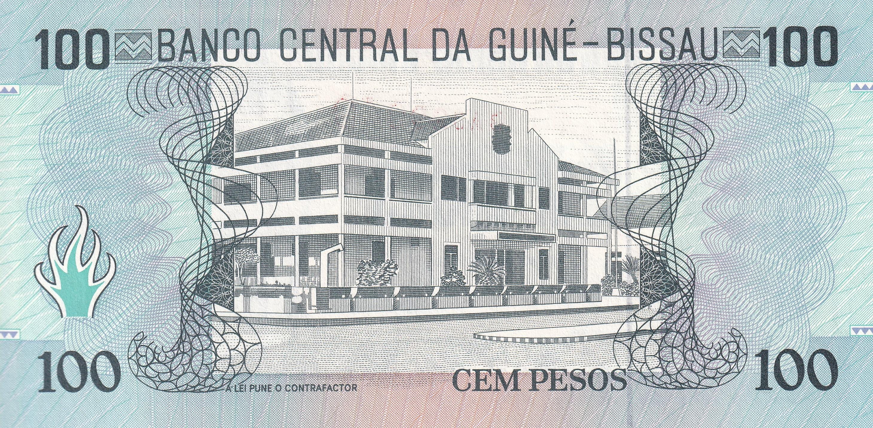 Gine Bissau - 100 Cem Pesos - 1990 - ÇİL