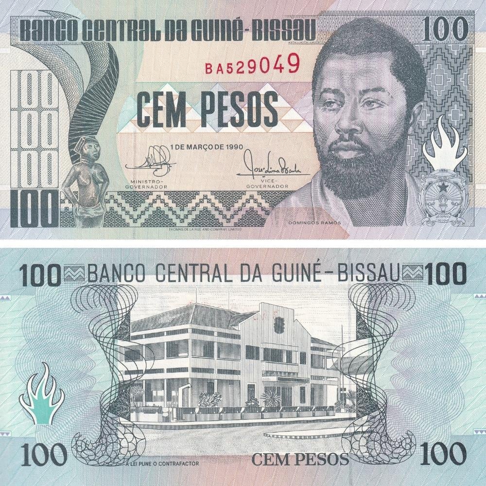 Gine Bissau - 100 Cem Pesos - 1990 - ÇİL