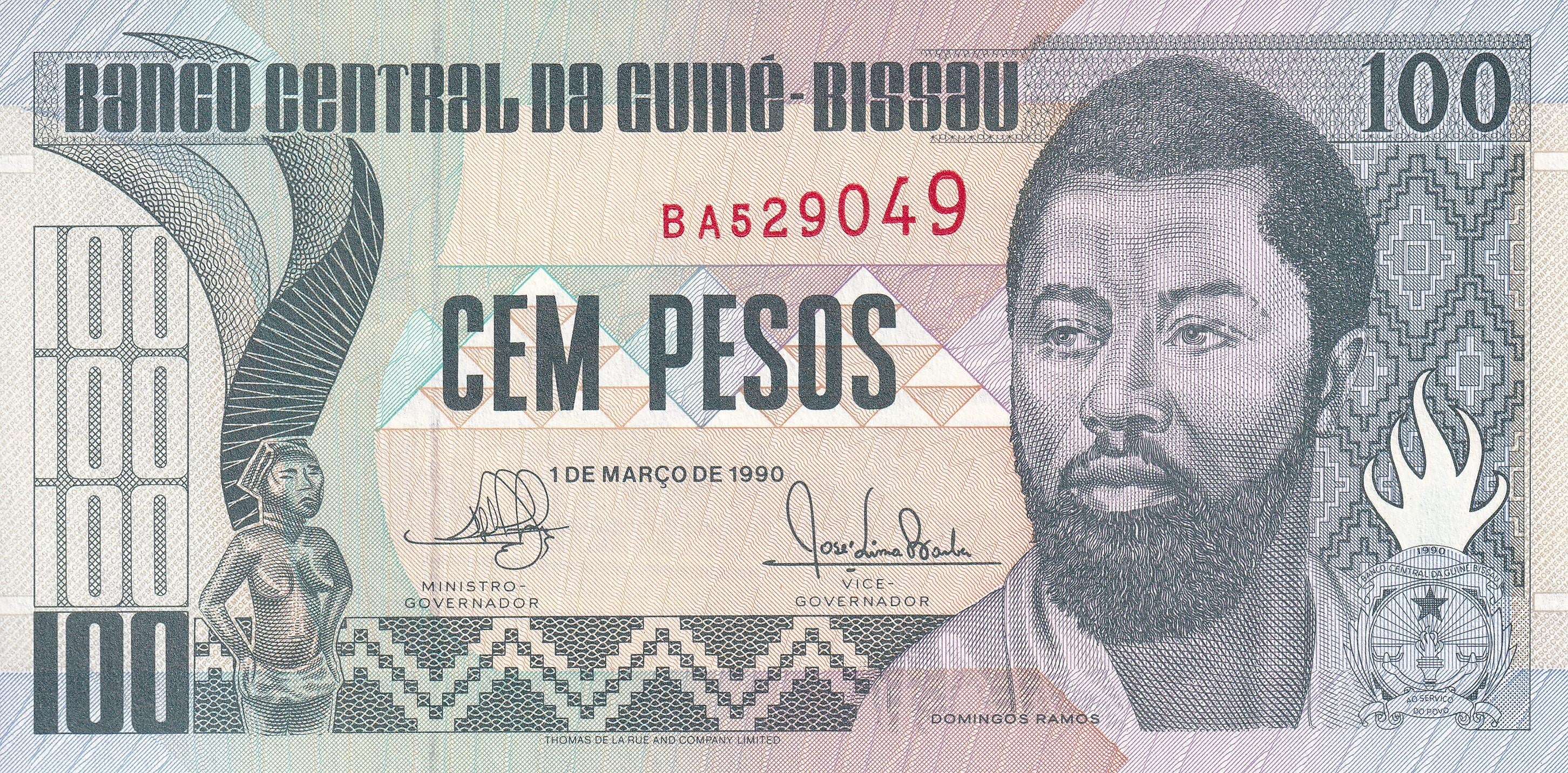 Gine Bissau - 100 Cem Pesos - 1990 - ÇİL