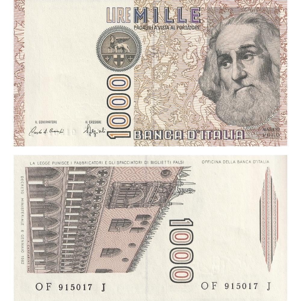 İtalya 1000 Liret - 1982 - ÇİL ( Marco Polo )