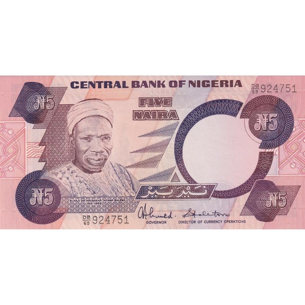 Nijerya 5 Naira - 1991 - ÇİL